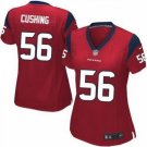 WOMEN'S HOUSTON TEXANS #56 BRIAN CUSHING RED JERSEY