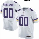 MEN'S MINNESOTA VIKINGS CUSTOMIZED WHITE JERSEY