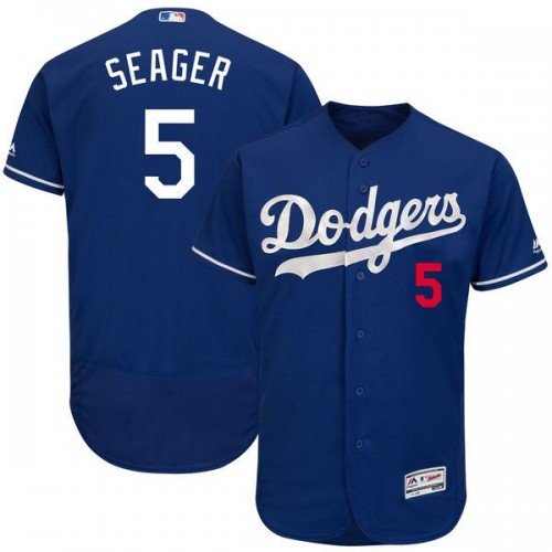 MEN'S LOS ANGELES DODGERS #5 COREY SEAGER ROYAL FLEXBASE JERSEY