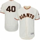 MEN'S SAN FRANCISCO GIANTS #40 MADISON BUMGARNER HOME IVORY FLEXBASE JERSEY