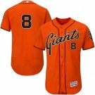 MEN'S SAN FRANCISCO GIANTS #8 HUNTER PENCE ORANGE FLEXBASE JERSEY