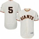 MEN'S SAN FRANCISCO GIANTS #5 MATT DUFFY HOME IVORY FLEXBASE JERSEY