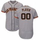 MEN'S SAN FRANCISCO GIANTS CUSTOMIZED GRAY FLEXBASE JERSEY