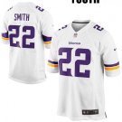 YOUTH MINNESOTA VIKINGS #22 HARRISON SMITH WHITE JERSEY