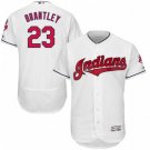 MEN'S CLEVELAND INDIANS #23 MICHAEL BRANTLEY HOME WHITE FLEXBASE JERSEY