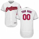 MEN'S CLEVELAND INDIANS CUSTOMIZED HOME WHITE FLEXBASE JERSEY