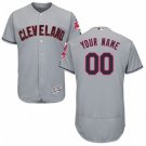 MEN'S CLEVELAND INDIANS CUSTOMIZED GRAY FLEXBASE JERSEY