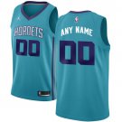 Men's Jordan Hornets Personalized Custom Teal Icon Edition Jersey