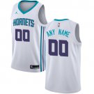 Men's Jordan Hornets Personalized Custom White Association Edition