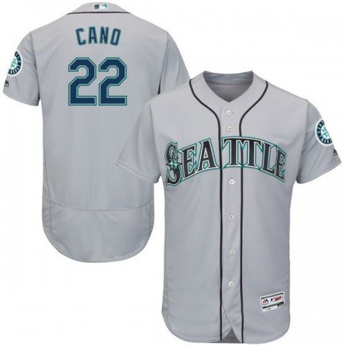 MEN'S SEATTLE MARINERS #22 ROBINSON CANO GRAY FLEXBASE JERSEY