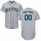 MEN'S SEATTLE MARINERS CUSTOMIZED HOME WHITE FLEXBASE JERSEY