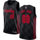 Men's Nike Blazers Personalized Custom Black City Edition Jersey