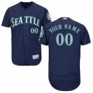 MEN'S SEATTLE MARINERS CUSTOMIZED NAVY FLEXBASE JERSEY