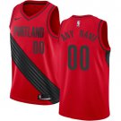 Men's Nike Blazers Personalized Swingman Red Statement Edition Jersey