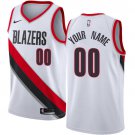 Men's Nike Blazers Personalized Custom White Association Edition