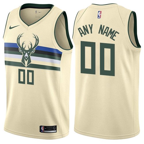 Men's Nike Bucks Personalized Custom Cream City Edition