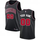 Men's Nike Bulls Personalized Custom Black Statement Edition Jersey