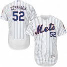 MEN'S NEW YORK METS #52 YOENIS CESPEDES HOME WHITE FLEXBASE JERSEY