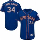 MEN'S NEW YORK METS #34 NOAH SYNDERGAARD ROYAL/GRAY FLEXBASE JERSEY