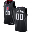 Men's Nike Clippers Personalized Custom Black Statement Edition Jersey