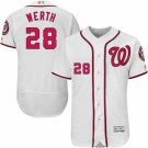 MEN'S WASHINGTON NATIONALS #28 JAYSON WERTH HOME WHITE FLEXBASE JERSEY