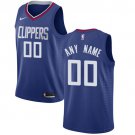 Men's Nike Clippers Personalized Custom Blue Icon Edition Jersey