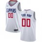 Men's Nike Clippers Personalized Custom White Association Edition