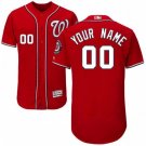 MEN'S WASHINGTON NATIONALS CUSTOMIZED SCARLET FLEXBASE JERSEY