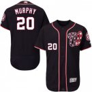MEN'S WASHINGTON NATIONALS #20 DANIEL MURPHY NAVY BLUE FLEXBASE JERSEY