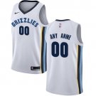 Men's Nike Grizzlies Personalized Custom White Association Edition
