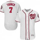MEN'S WASHINGTON NATIONALS #7 TREA TURNER HOME WHITE FLEXBASE JERSEY