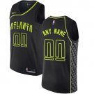 Men's Nike Hawks Personalized Custom Black City Edition Jersey