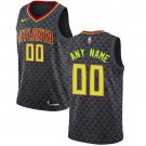 Men's Nike Hawks Personalized Custom Black Icon Edition Jersey