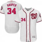 MEN'S WASHINGTON NATIONALS #34 BRYCE HARPER HOME WHITE FLEXBASE JERSEY