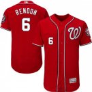MEN'S WASHINGTON NATIONALS #6 ANTHONY RENDON SCARLET FLEXBASE JERSEY