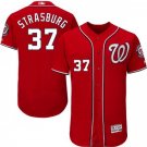 MEN'S WASHINGTON NATIONALS #37 STEPHEN STRASBURG SCARLET FLEXBASE JERSEY