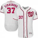 MEN'S WASHINGTON NATIONALS #37 STEPHEN STRASBURG HOME WHITE FLEXBASE JERSEY