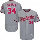 MEN'S WASHINGTON NATIONALS #34 BRYCE HARPER GRAY FLEXBASE JERSEY