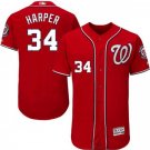 MEN'S WASHINGTON NATIONALS #34 BRYCE HARPER SCARLET FLEXBASE JERSEY