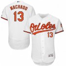 MEN'S BALTIMORE ORIOLES #13 MANNY MACHADO HOME WHITE FLEXBASE JERSEY