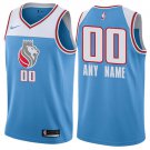 Men's Nike Kings Personalized Custom Blue City Edition Jersey