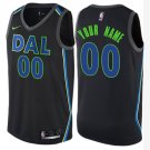 Men's Nike Mavericks Personalized Custom Black City Edition Jersey