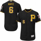 MEN'S PITTSBURGH PIRATES #6 STARLING MARTE BLACK FLEXBASE JERSEY