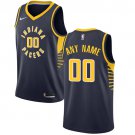 Men's Nike Pacers Personalized Custom Navy Blue Icon Edition Jersey