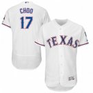 MEN'S TEXAS RANGERS #17 SHIN-SOO CHOO HOME WHITE FLEXBASE JERSEY