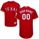 MEN'S TEXAS RANGERS CUSTOMIZED SCARLET FLEXBASE JERSEY