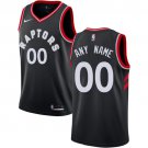 Men's Nike Raptors Personalized Custom Black Statement Edition Jersey