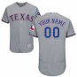 MEN'S TEXAS RANGERS CUSTOMIZED GRAY FLEXBASE JERSEY