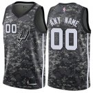 Men's Nike Spurs Personalized Custom Camo City Edition Jersey