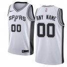 Men's Nike Spurs Personalized Custom White Association Edition